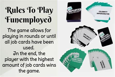 Funemployed! A Hilariously Hectic Card Game for Unearthing Unexpected Careers